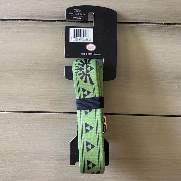 Legend Of‎ Zelda Webbed D-Ring Belt Nintendo Green - Picture 4 of 6